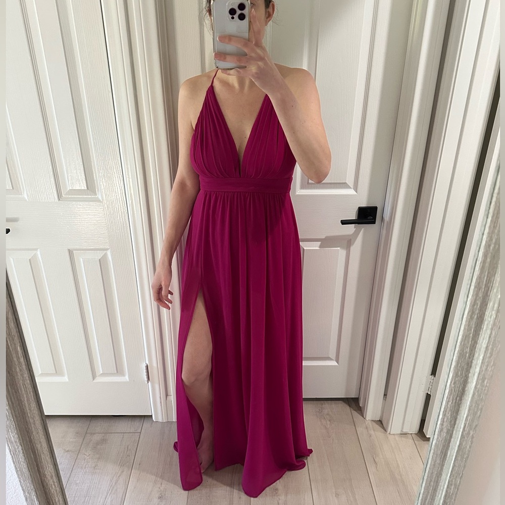 Magenta Maxi Dress- size S